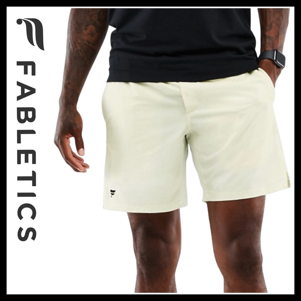 Fabletics Men’s 'The Franchise Short' (Bone) Size (M) Like NEW